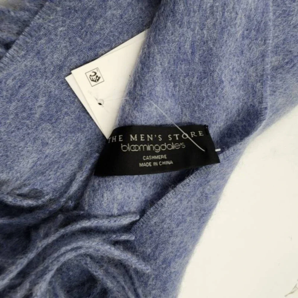 The Men's Store at Bloomingdale's Cashmere Scarf One Size Stone Wash Fringe Trim